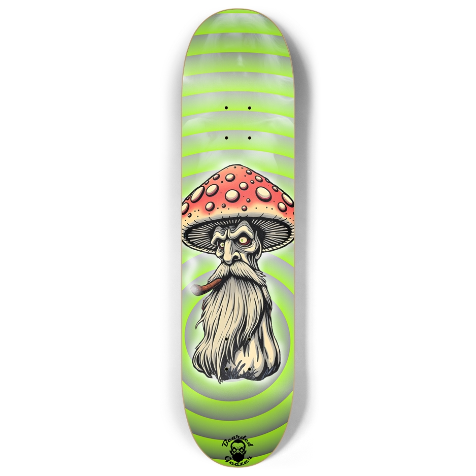 Old Man Mushroom - Skateboard Deck