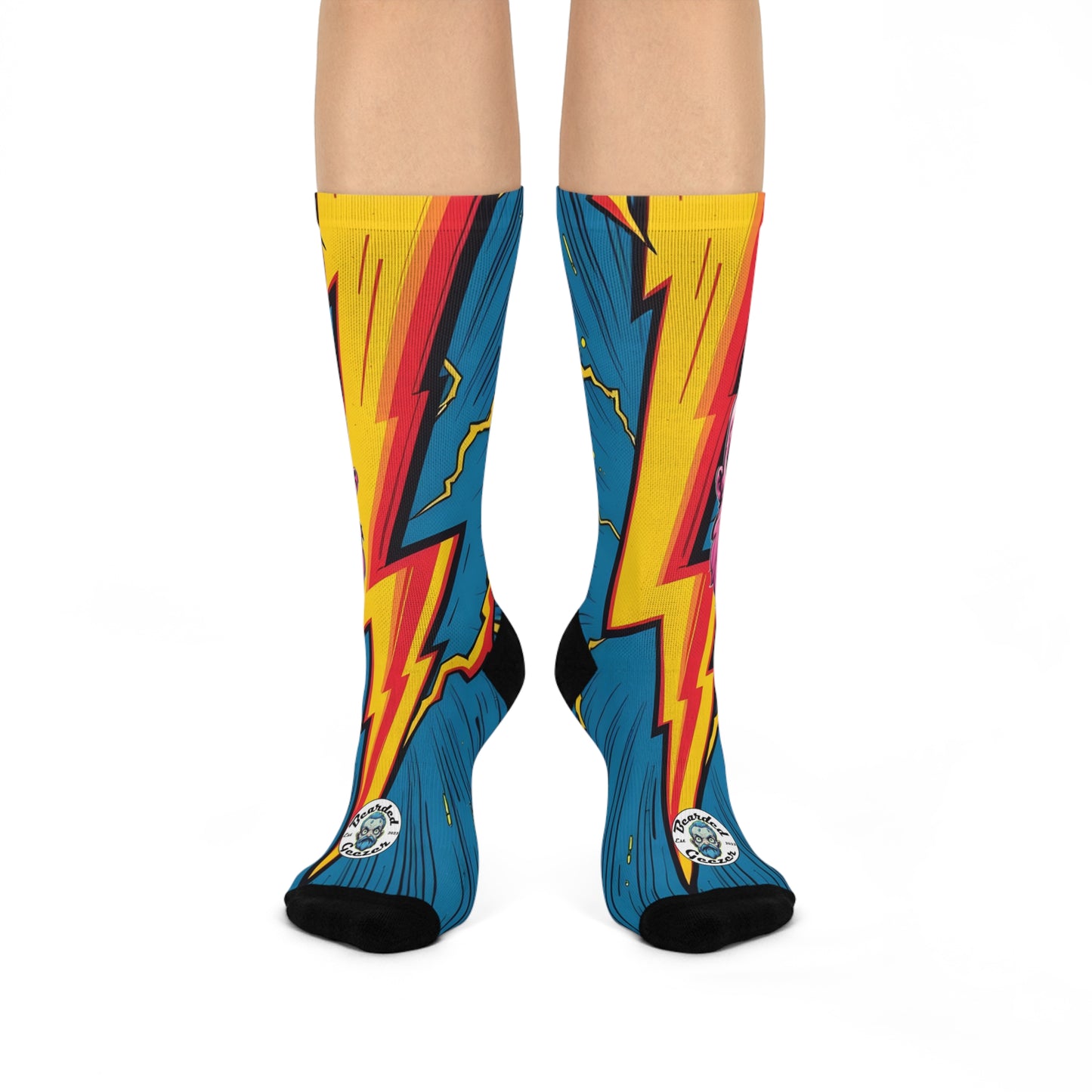 Pink Geezer - Cushioned Crew Socks