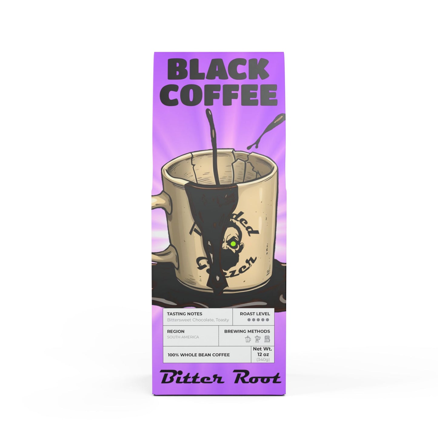 Bearded Geezer - Bitterroot Coffee Blend (Dark French Roast)