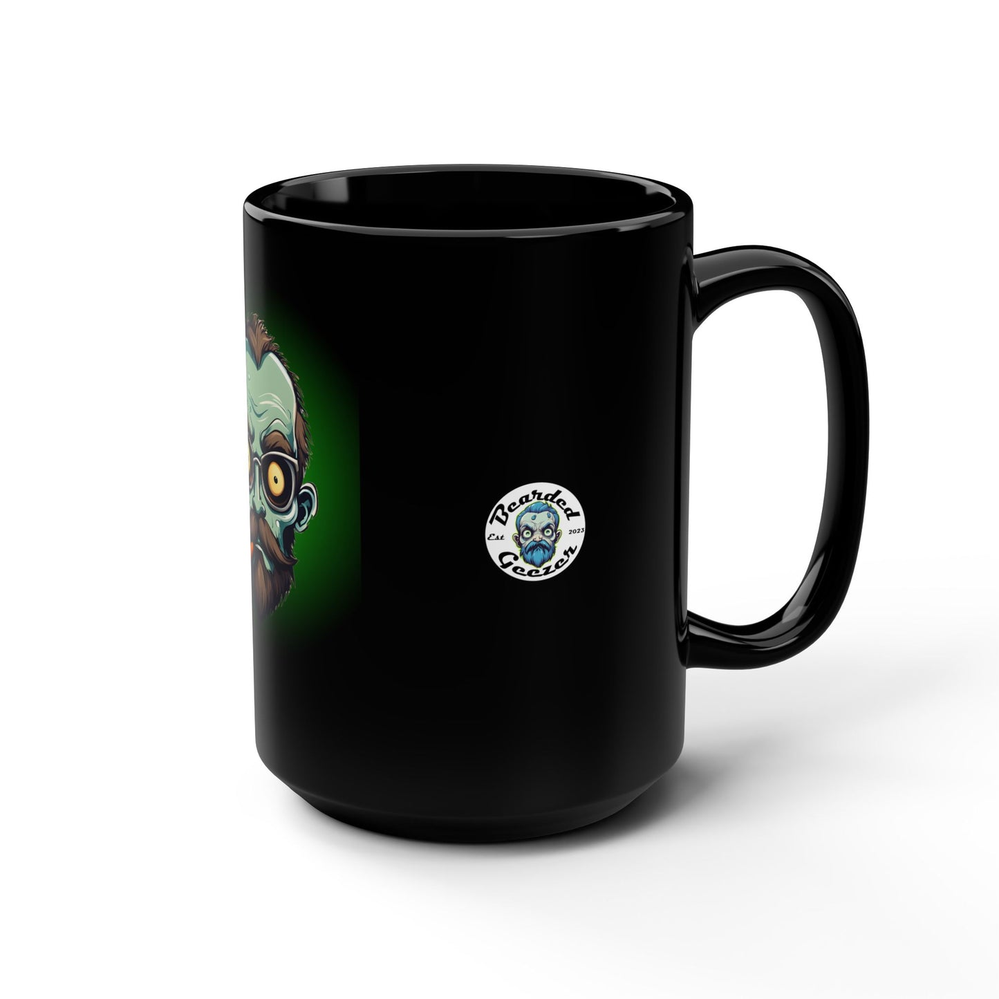 Cigar Geezer - Black Mug, 15oz
