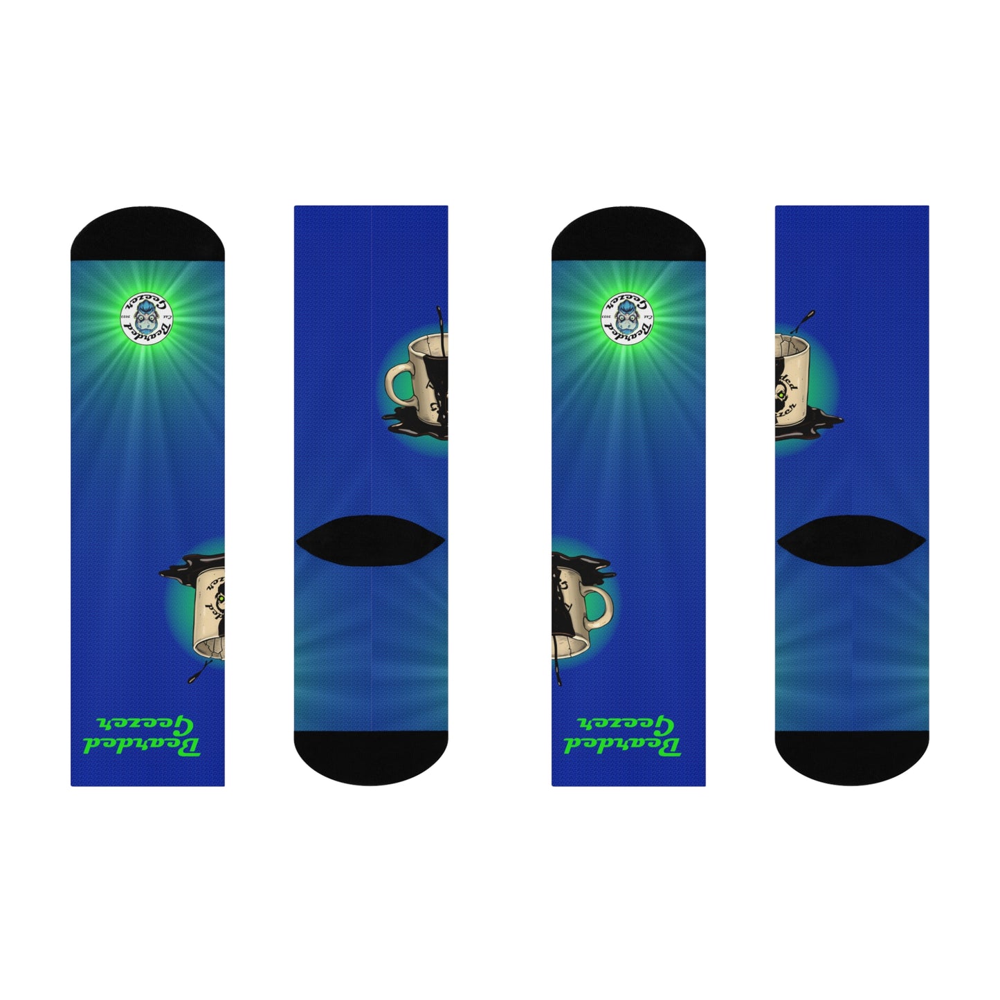 Black Coffee - Bearded Geezer Cushioned Crew Socks