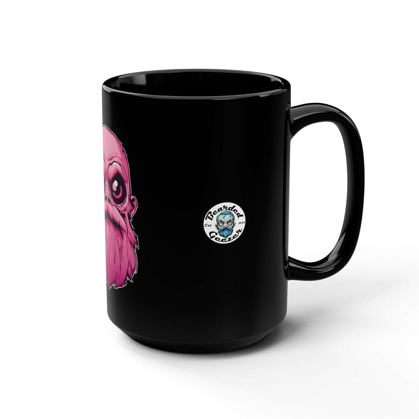 Pink Geezer - Black Mug, 15oz