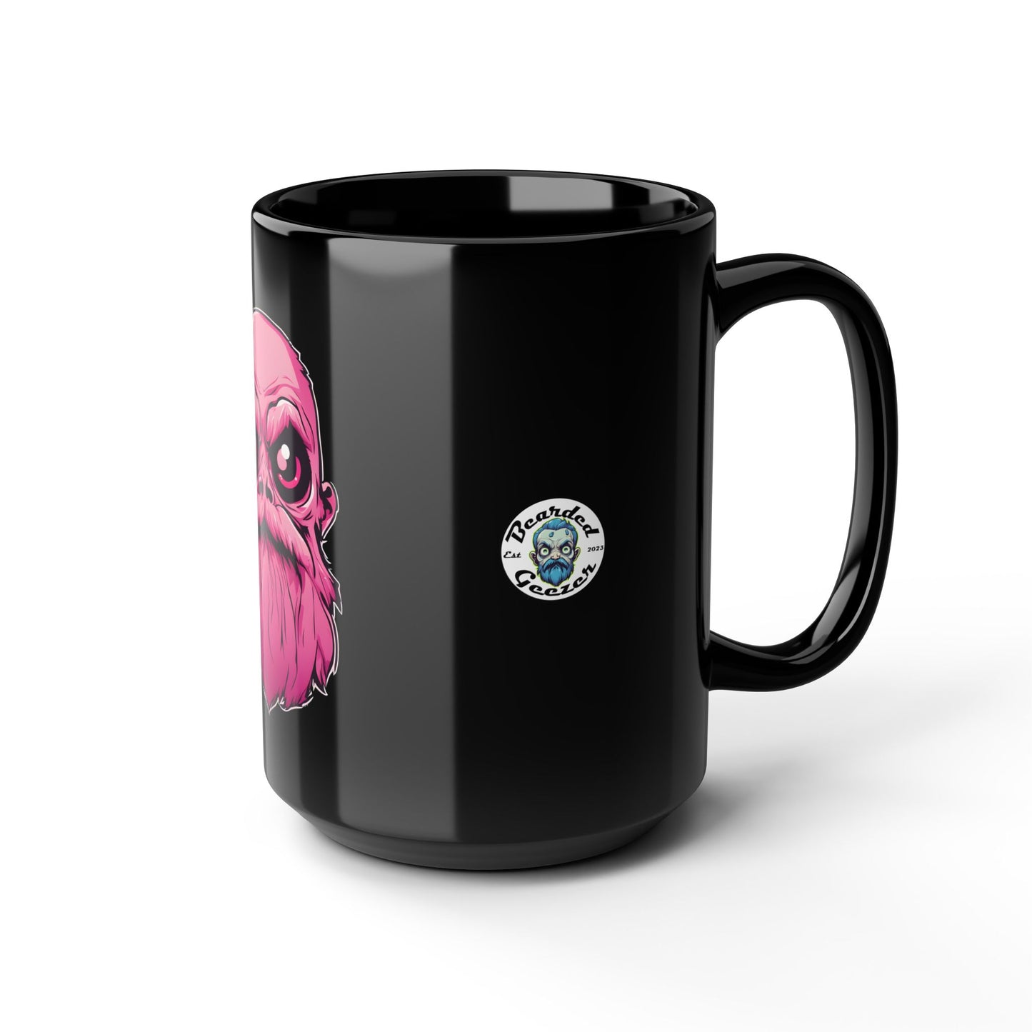 Pink Geezer - Black Mug, 15oz