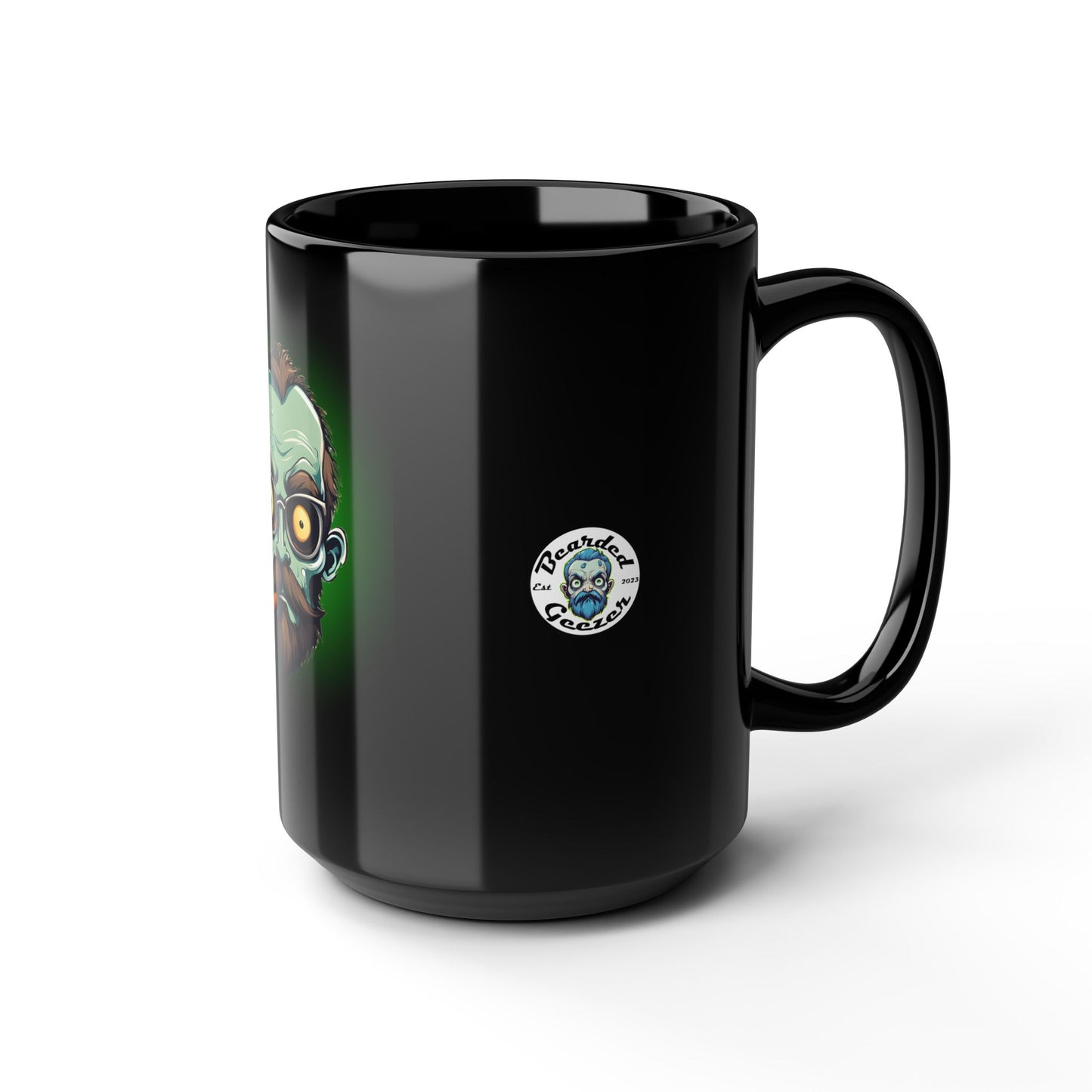 Cigar Geezer - Black Mug, 15oz